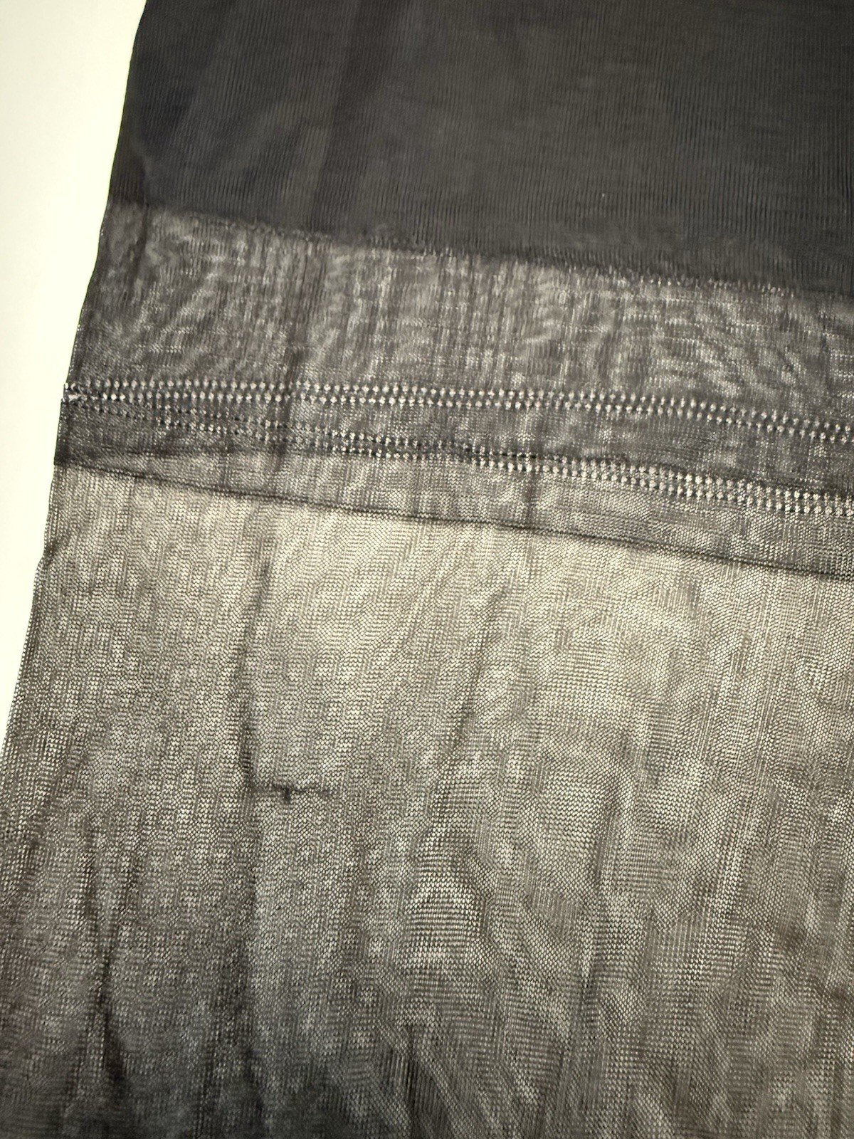 Vintage Outsized Seamed Flat Knit Stockings Welt Is 8 Inch Wide 33 Inches Long