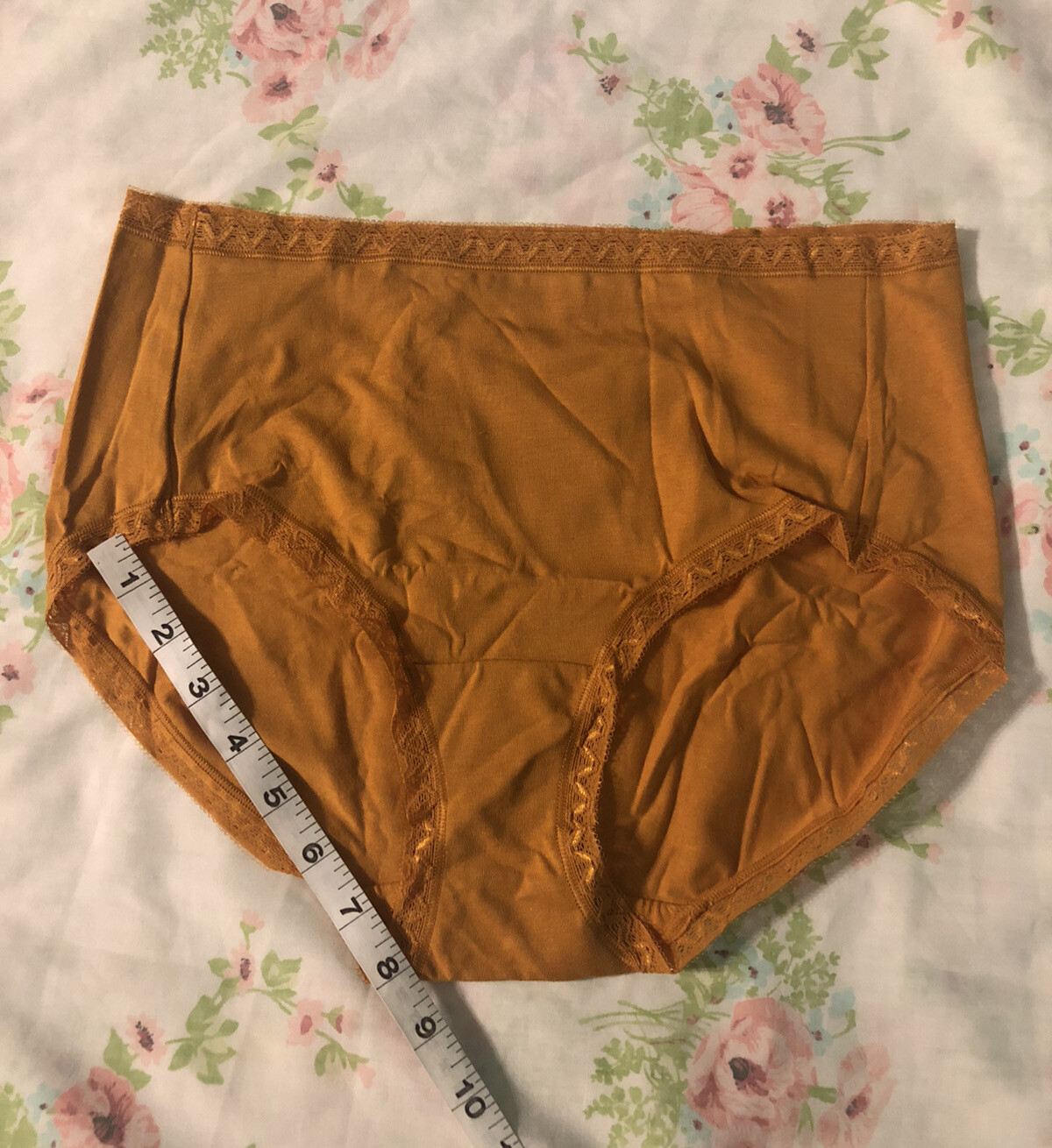 Soft Cotton Modal Brief Panties, Butternut Yellow, Soma Sz Large