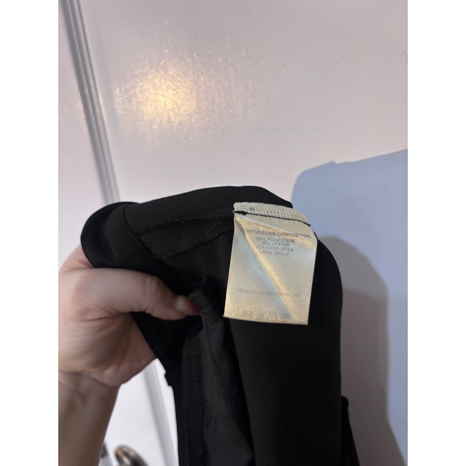 Balenciaga Paris Vintage Y2K Ghesquiere Era Black Low Rise Trouser Pants US 8