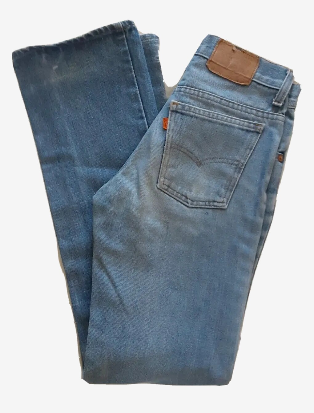 Rare Vintage 70s Levi’s Orange Tab 716-0917 Women’s Light Wash Jeans