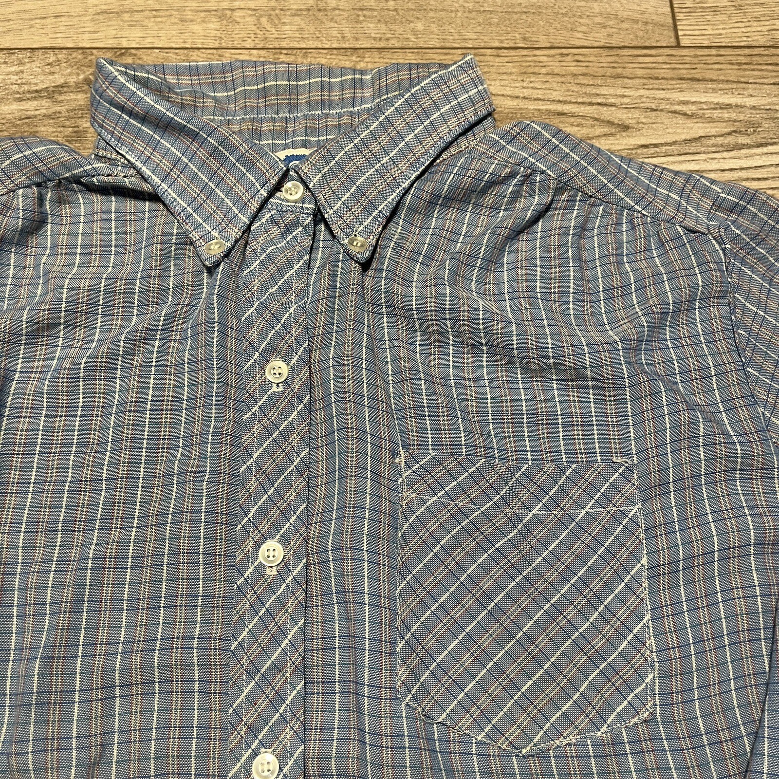 Vintage 60s/70s Women’s Button Up Single Stitch Shirt Lady Oak Hill *See Descr.