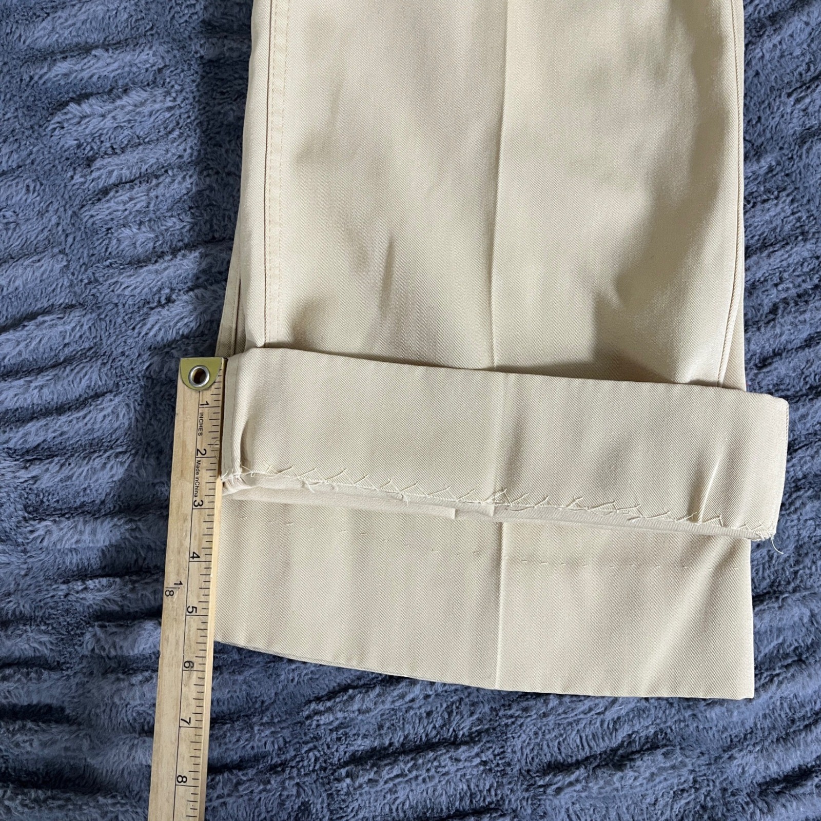 Vintage Levis Sta-Prest Wide Leg Khaki Trousers 30606-5118 Tan 28×26 70s Retro