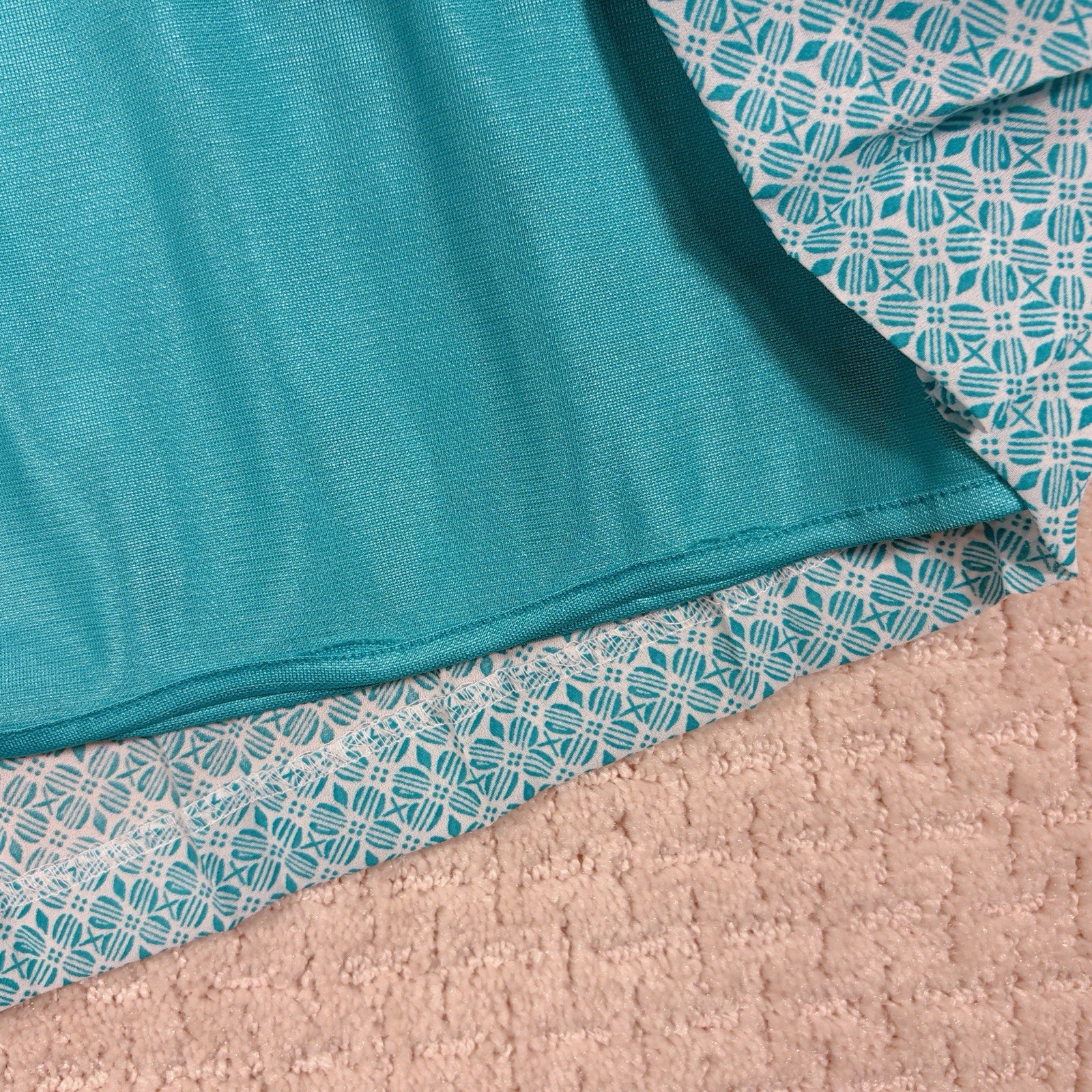 Vintage Leslie Fay Petite 3 Pc Set Size 10P Teal Pleated Skirt Blouse Secretary