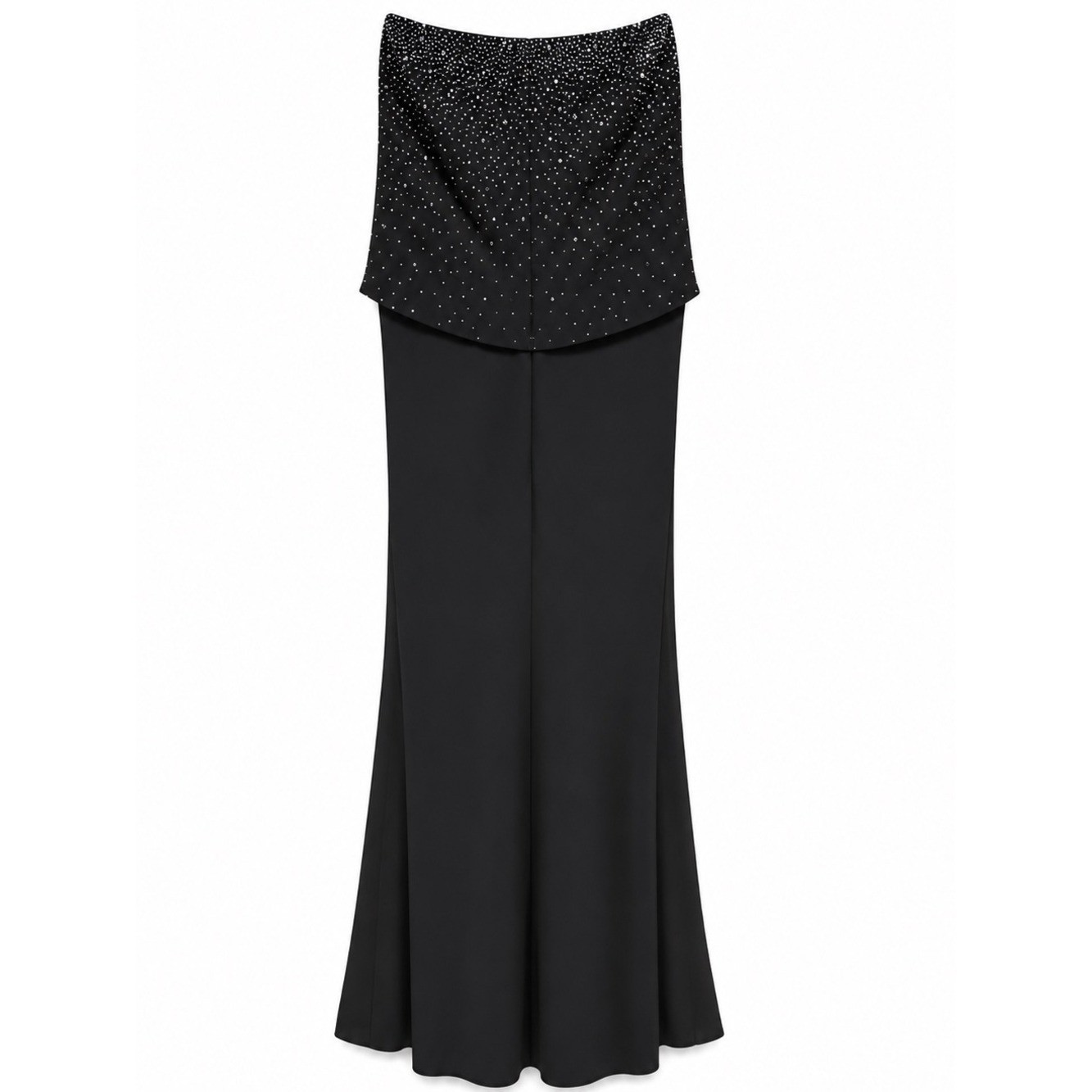 Avanti Designs Vintage Black Beaded Strapless Formal Gown Women’s Cocktail Dress
