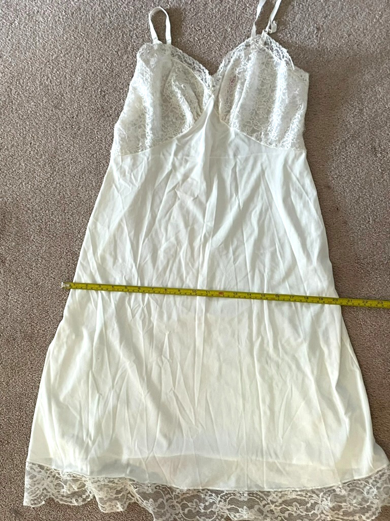 Vintage Woman’s Full Slip, Miss Youth Form Lingerie w/Adjustable Straps, Nylon