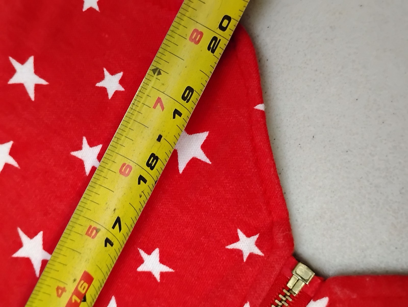 Vintage Women’s XL Stars & Stripes USA America Zip Vest Red White Lightweight