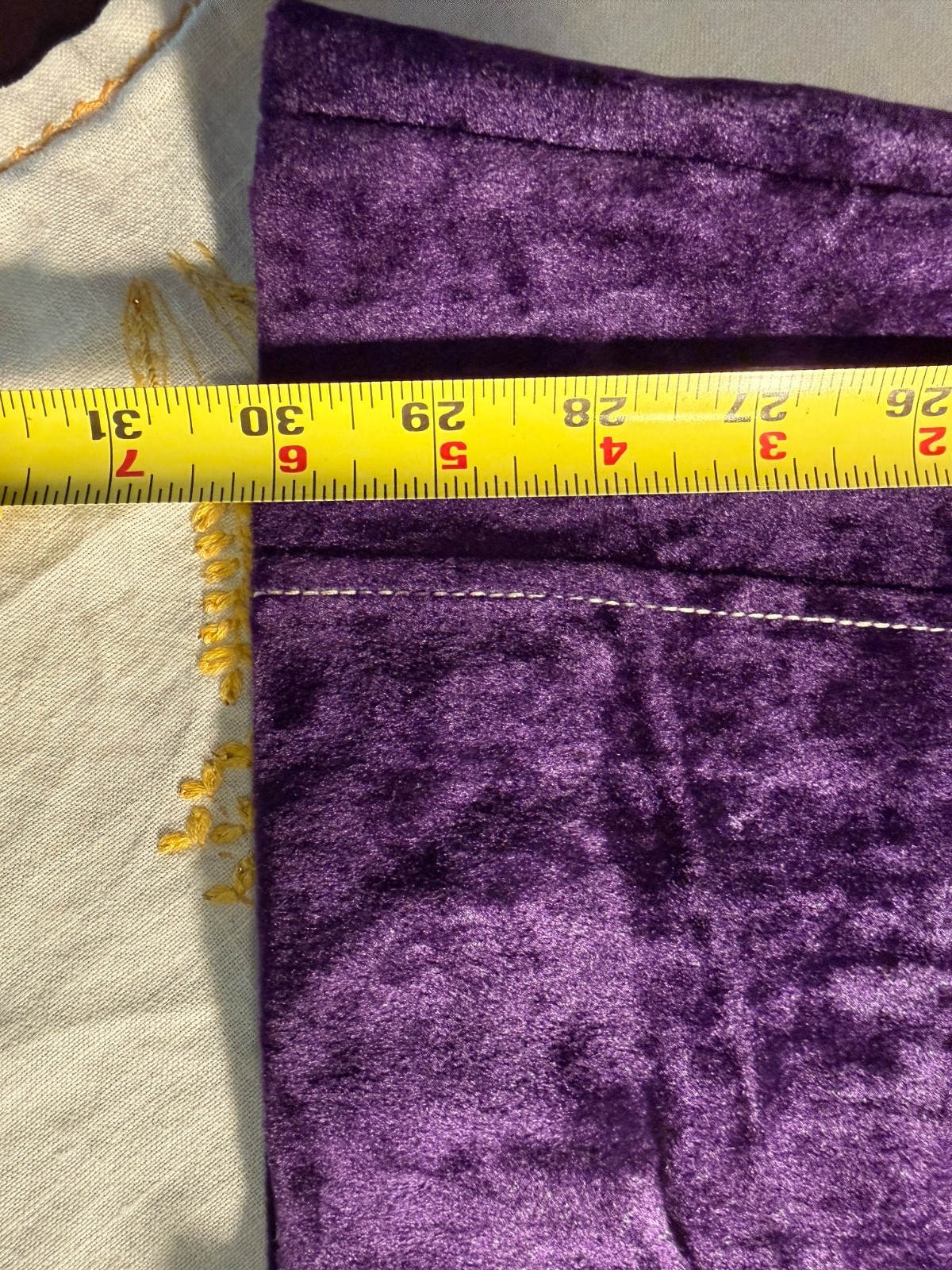 Groovy VTG 1960s Purple Velvet Pants