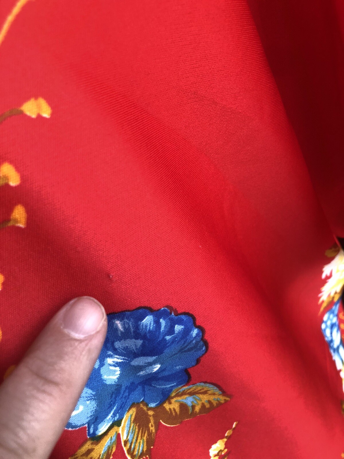 Vintage Plaza 9 Housecoat Duster Large Floral Bright Bold Dress