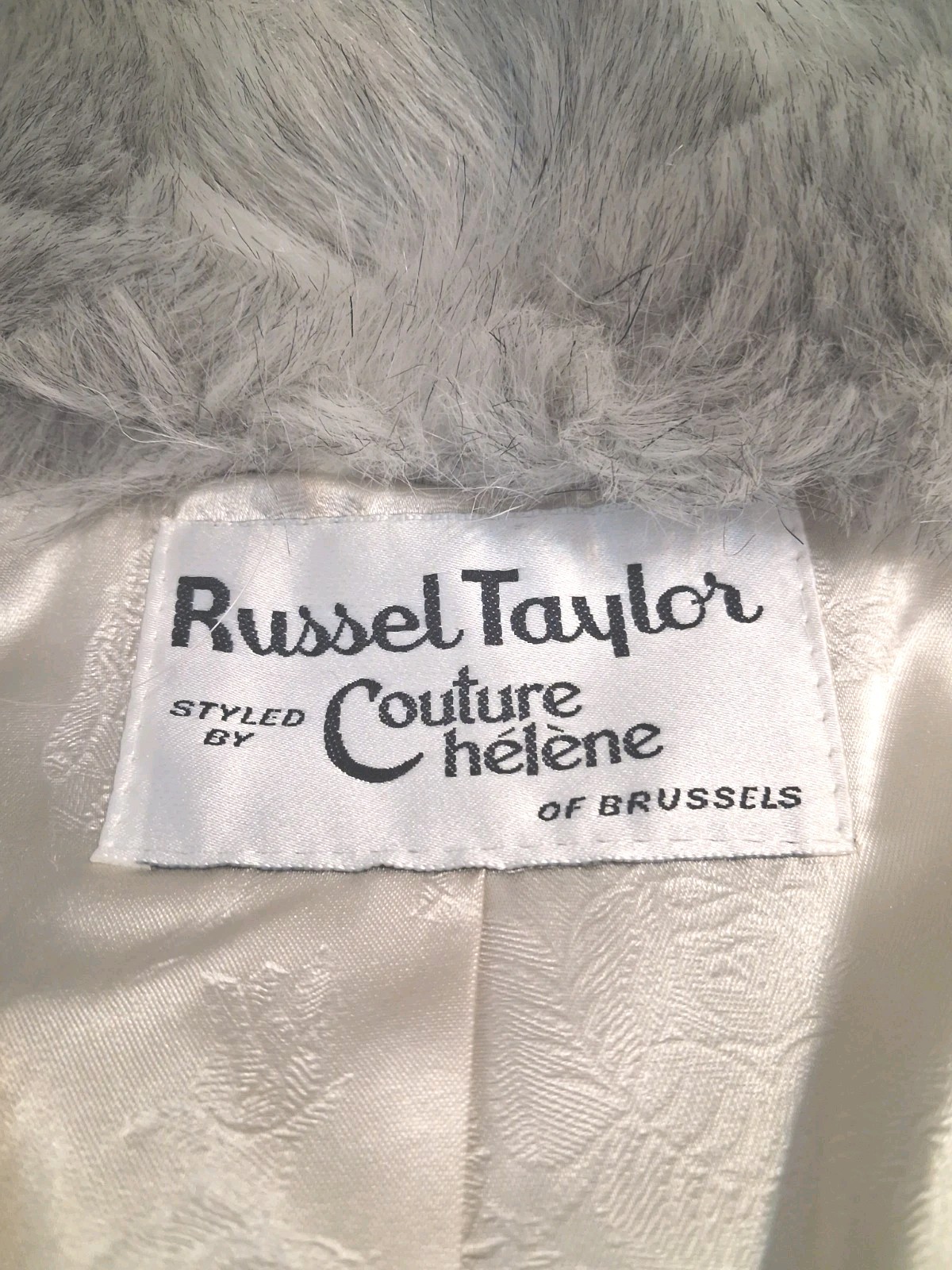 Russel Taylor Vintage Signature Collection Faux Fur Coat. 1950s – 1970s.