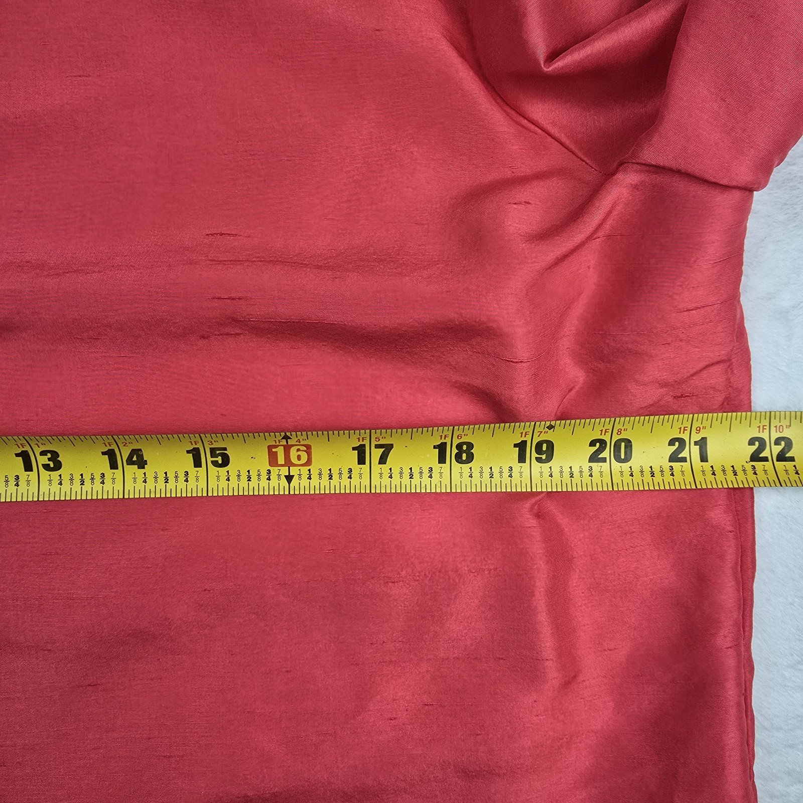 Vintage Joan Leslie Silk Blouse 14 Pink Fuchsia Long Sleeve Button-up Grannycore