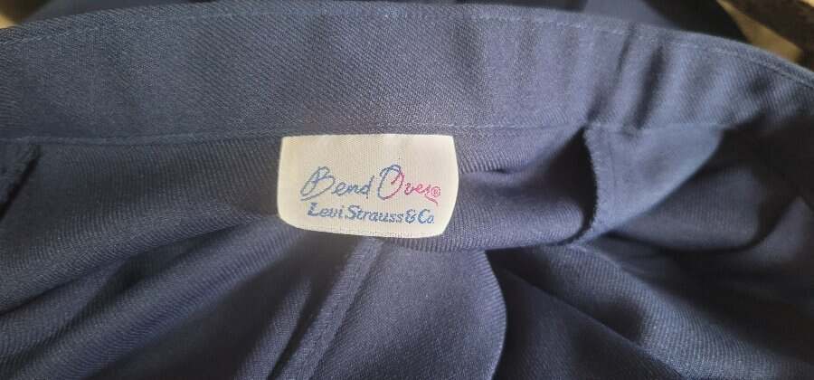 Vintage! 1970’s BEND OVER by LEVI STAUSS Size 10 Women’s Blue Pants/Slacks