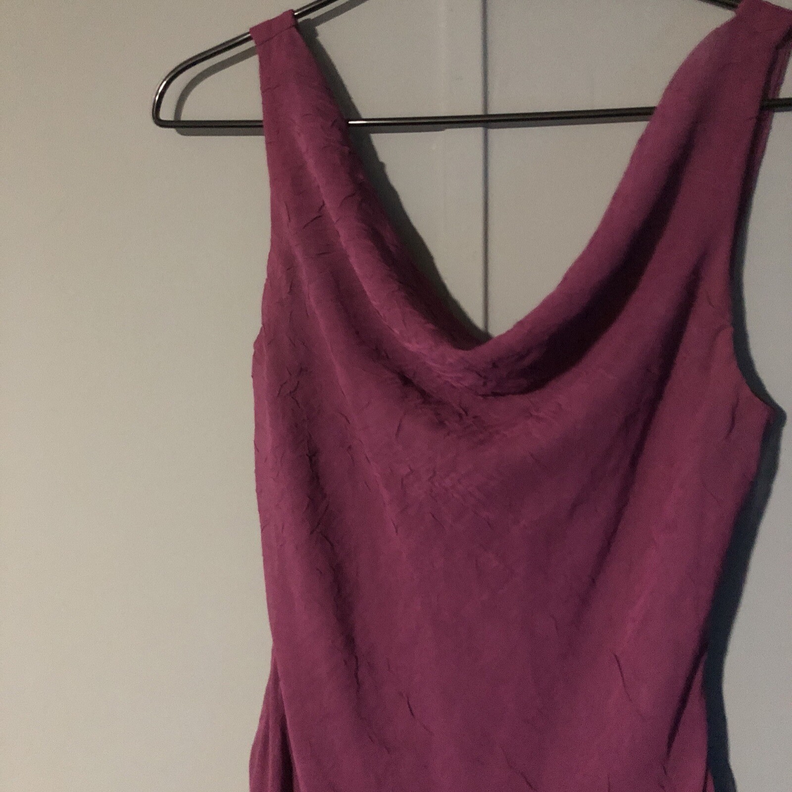 Vintage B. Darlin Purple Crinkle Layered Dress Hi Low Size 5/6 Beautiful 90s Y2K