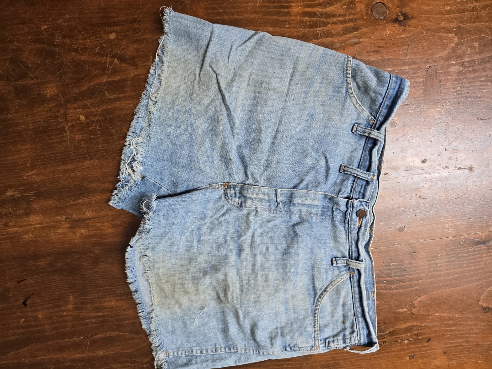 Early 70’s Wrangler Women’s Cutoff Shorts Schoville Zip(sz 40, 36w)