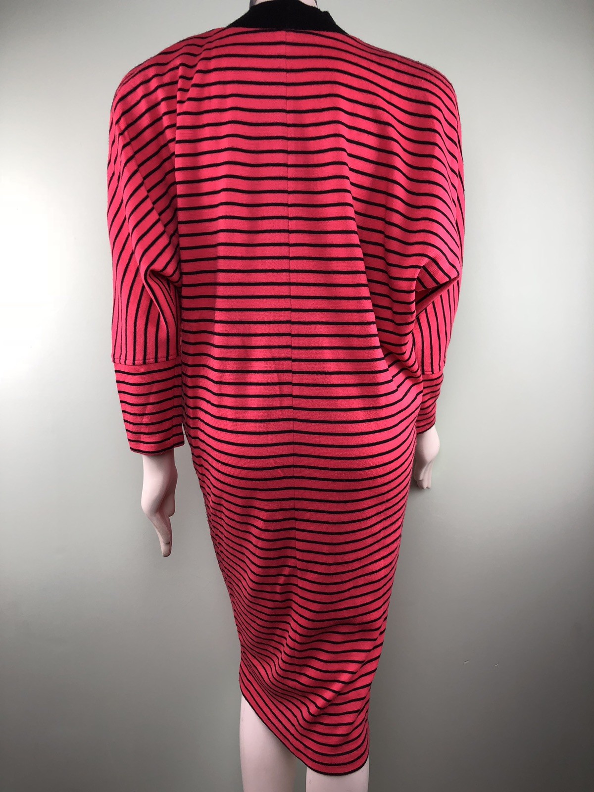 Vintage AVANT GARDE Frisson PARIS Wool Knit Sweater Dress 80s 90s 42 S M L 4 6 8