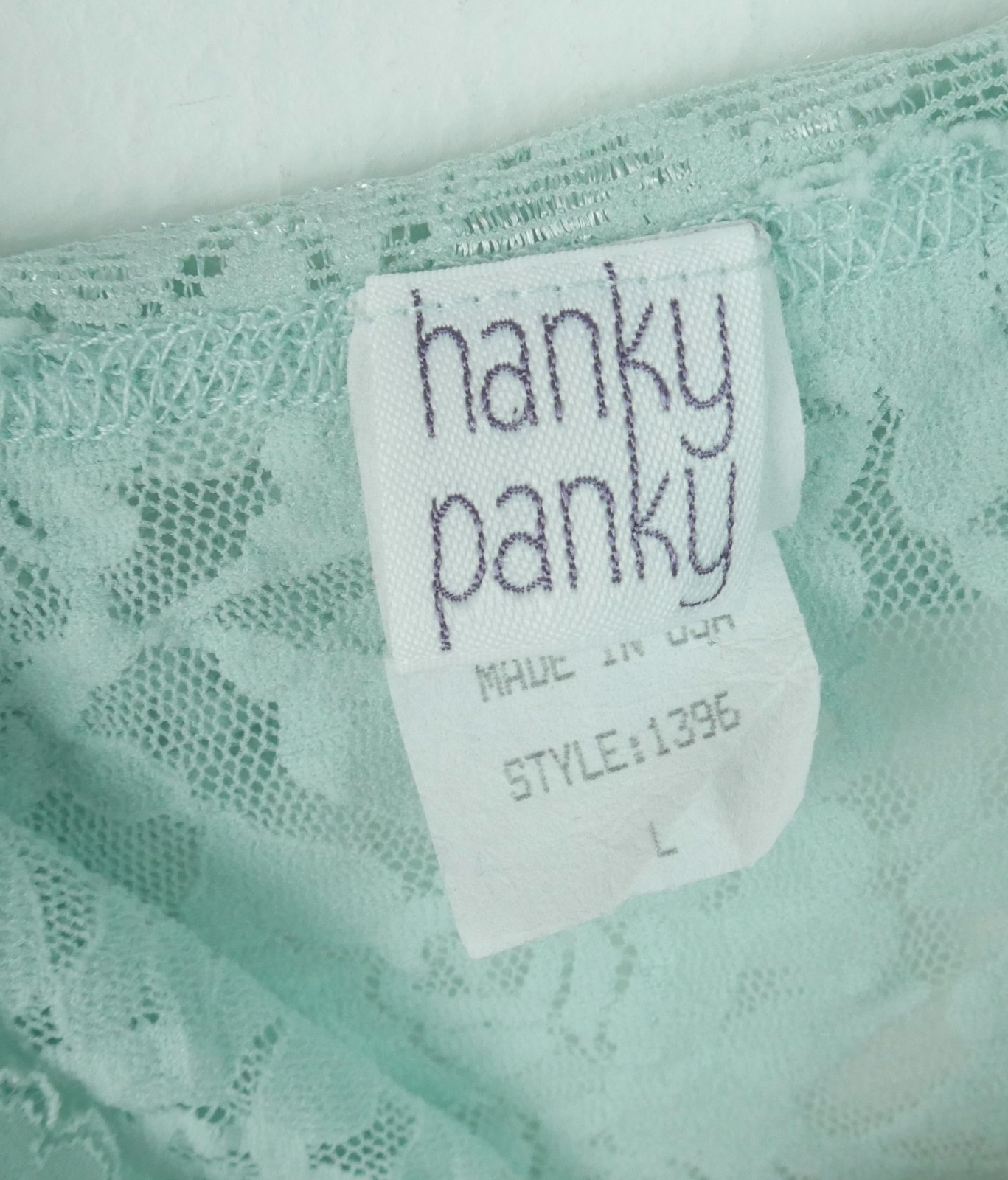 Vintage Hanky Panky Lace Slipdress L Sheer Nightgown Babydoll Y2K USA Coquette