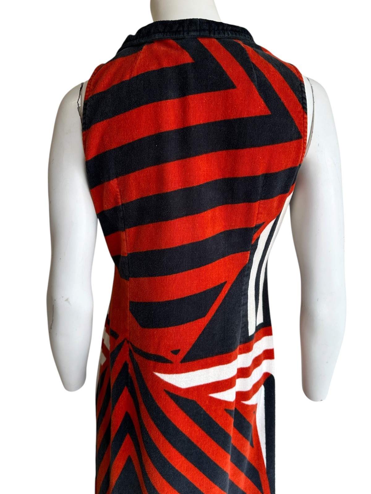 1970s Terry Cloth Euro Resort Wear Dress by MÖVE