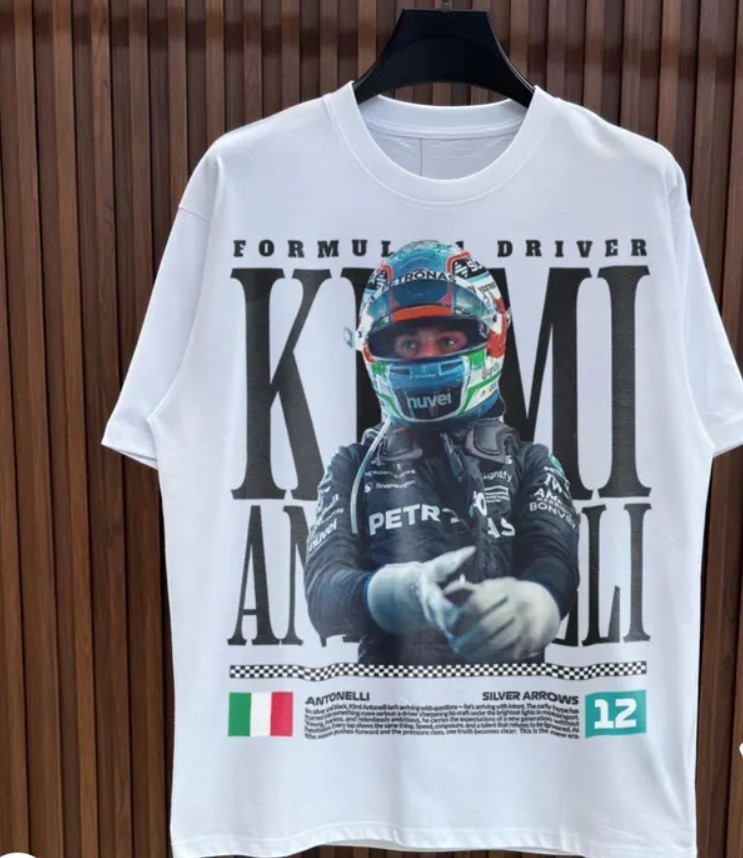 Kimi Antonelli F1 Racing Shirt, Antonelli Formula 1