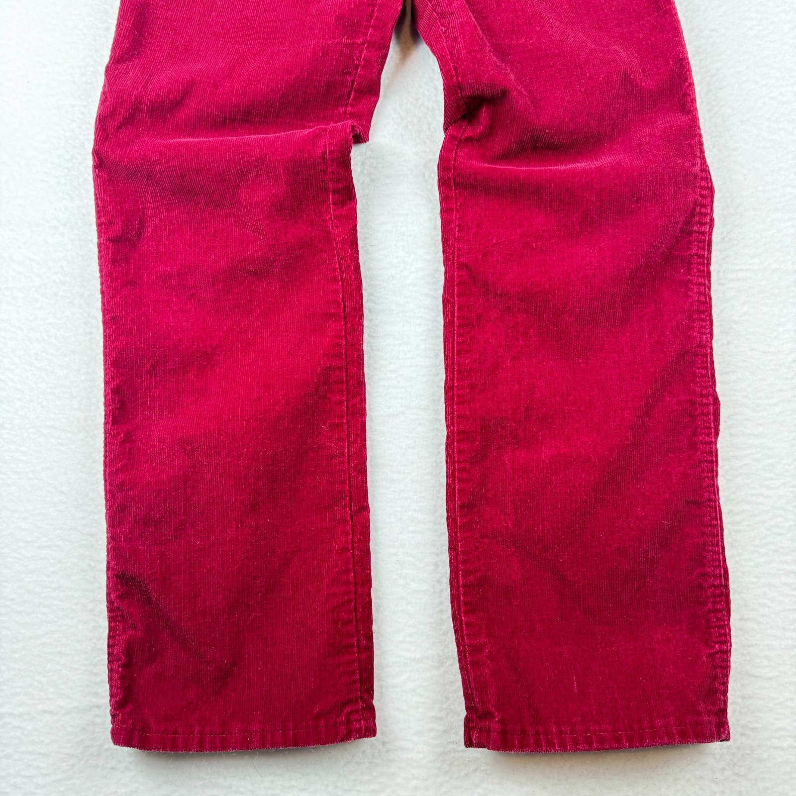 VTG 70s Sears Roebuck Jeans That Fit Women’s 10 26×30 Red Corduroy Talon 42 USA
