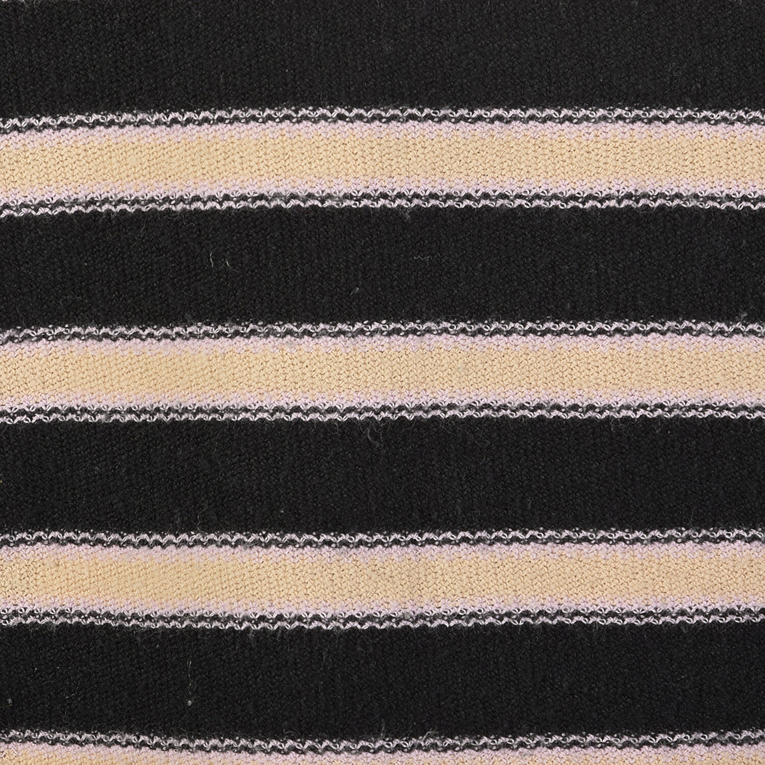 L Sonia Rykiel Black Pink Sweater Designer Striped Short Sleeve Knit Top VTG