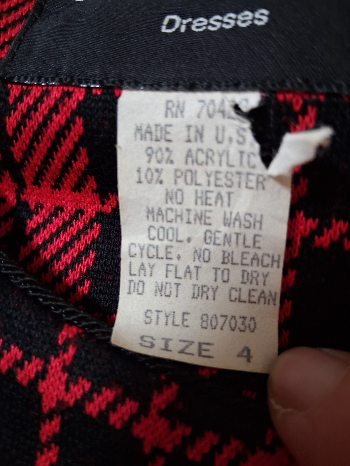 Vintage Sharon Young Red And Black Skirt & Jacket Clueless Y2k