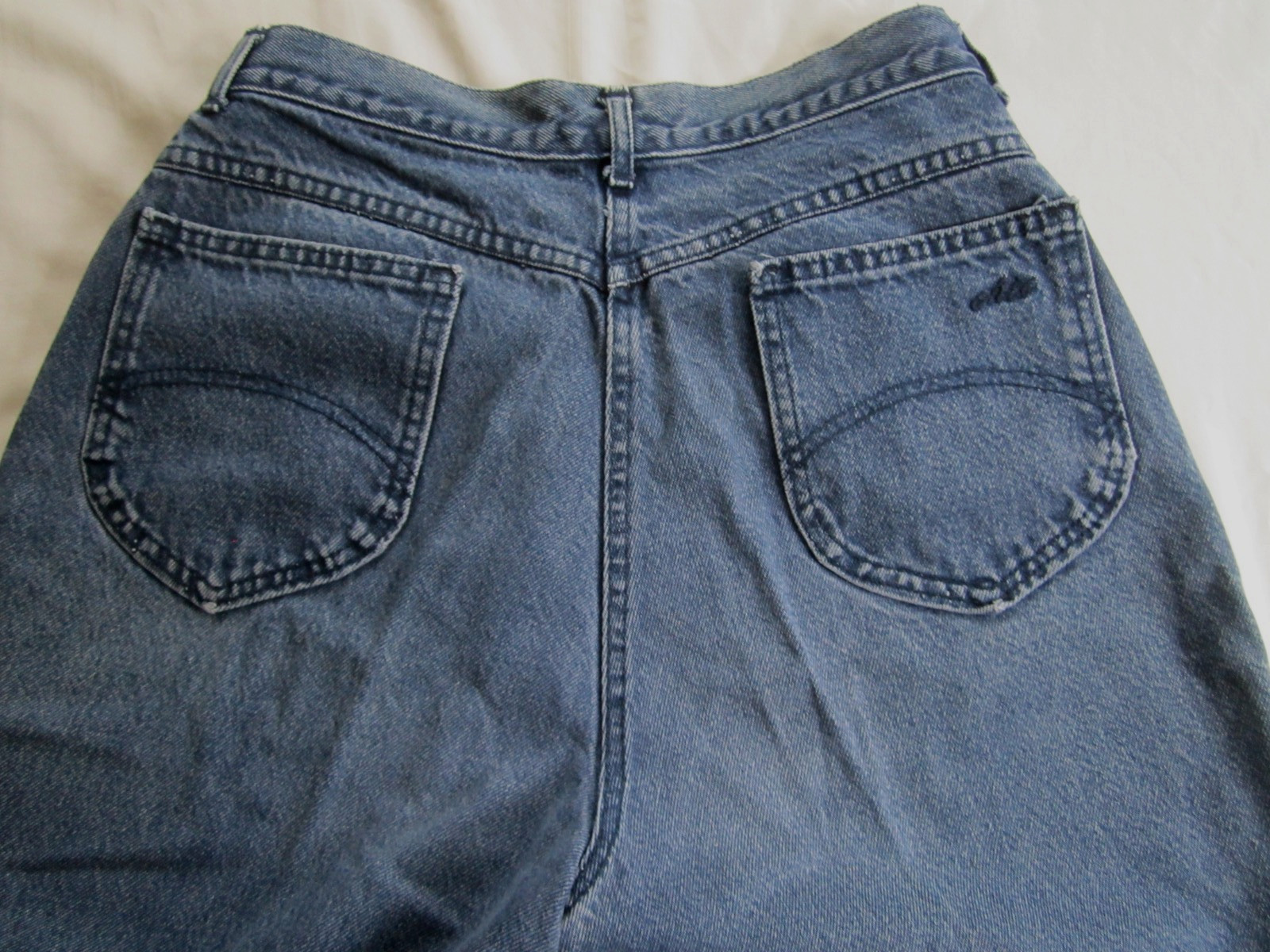 Vintage Chic Hipster Jeans Women’s MOM Denim PANTS 80s Sz 13 T High Waisted Worn