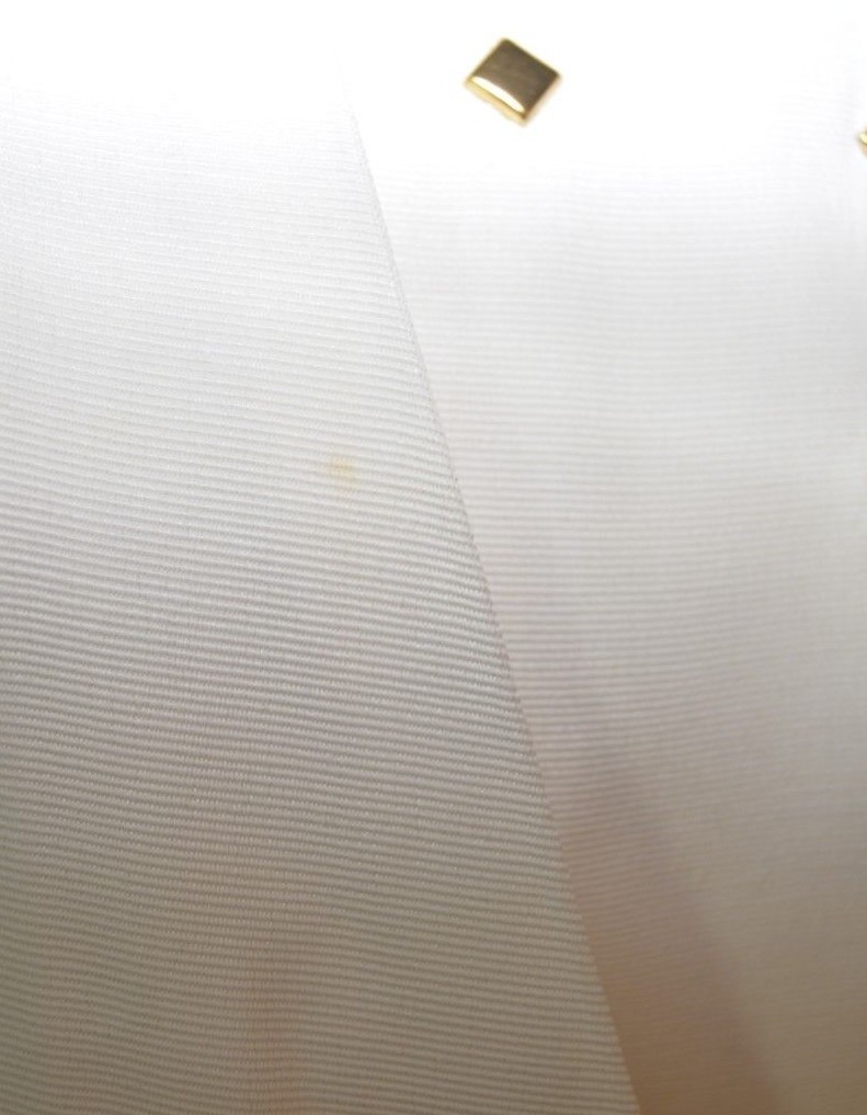 VTG Studio I New York White Jumper Pant Suit Belt Gold Studded SZ 20 T USA Made