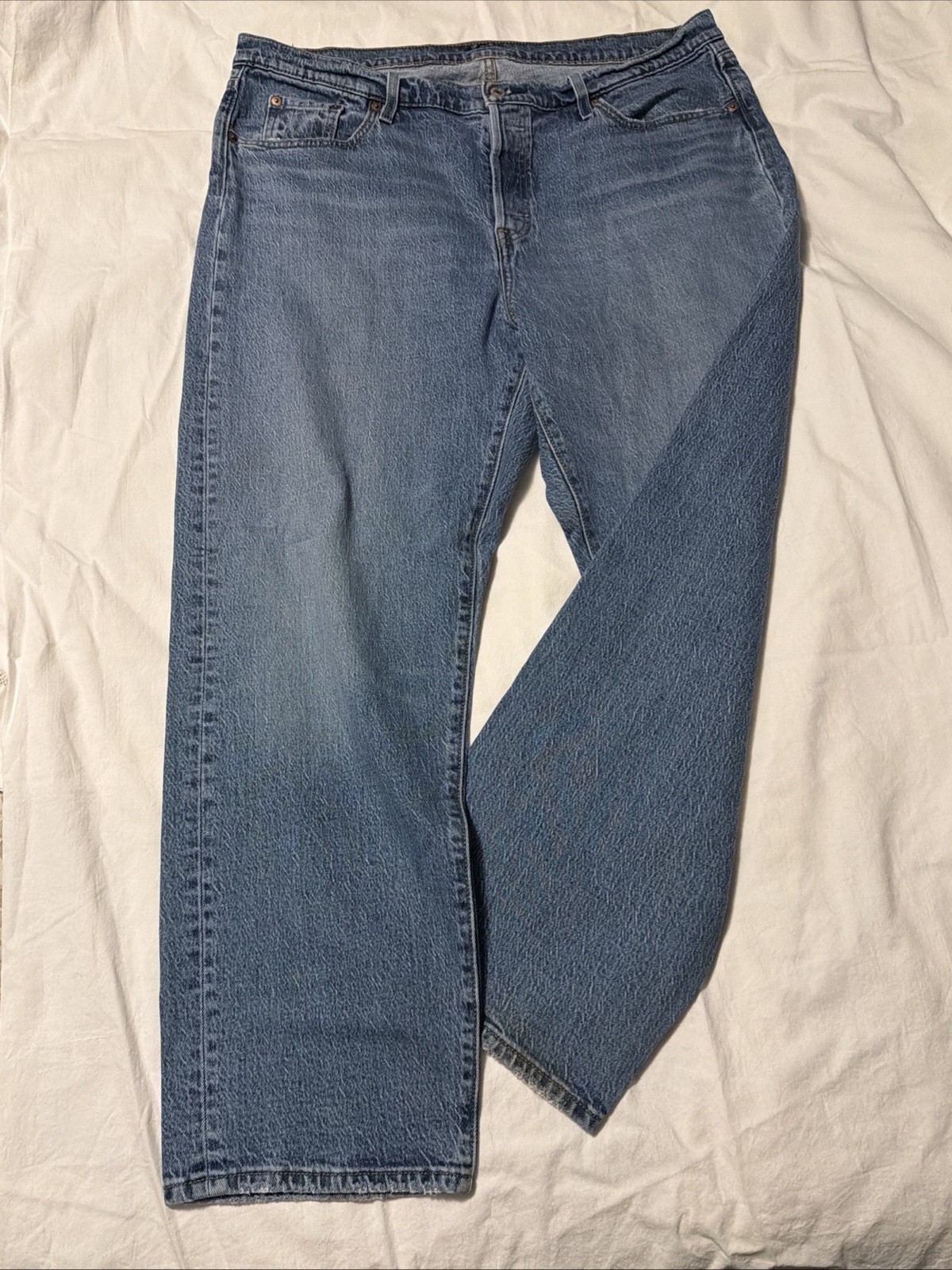 WOMENS 16W (1X?) VTG LEVIS 501 BUTTON FLY JEANS HIGH RISE 40”W X 29”L Red Tag