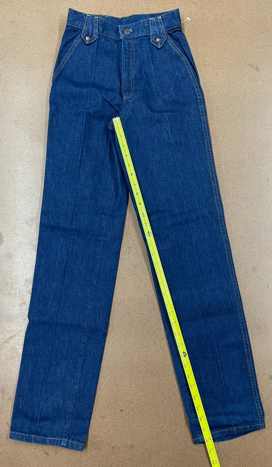 Vintage 70s/80s Sun-Klass Sun-Kist High-Rise Dark Wash Denim Jeans
