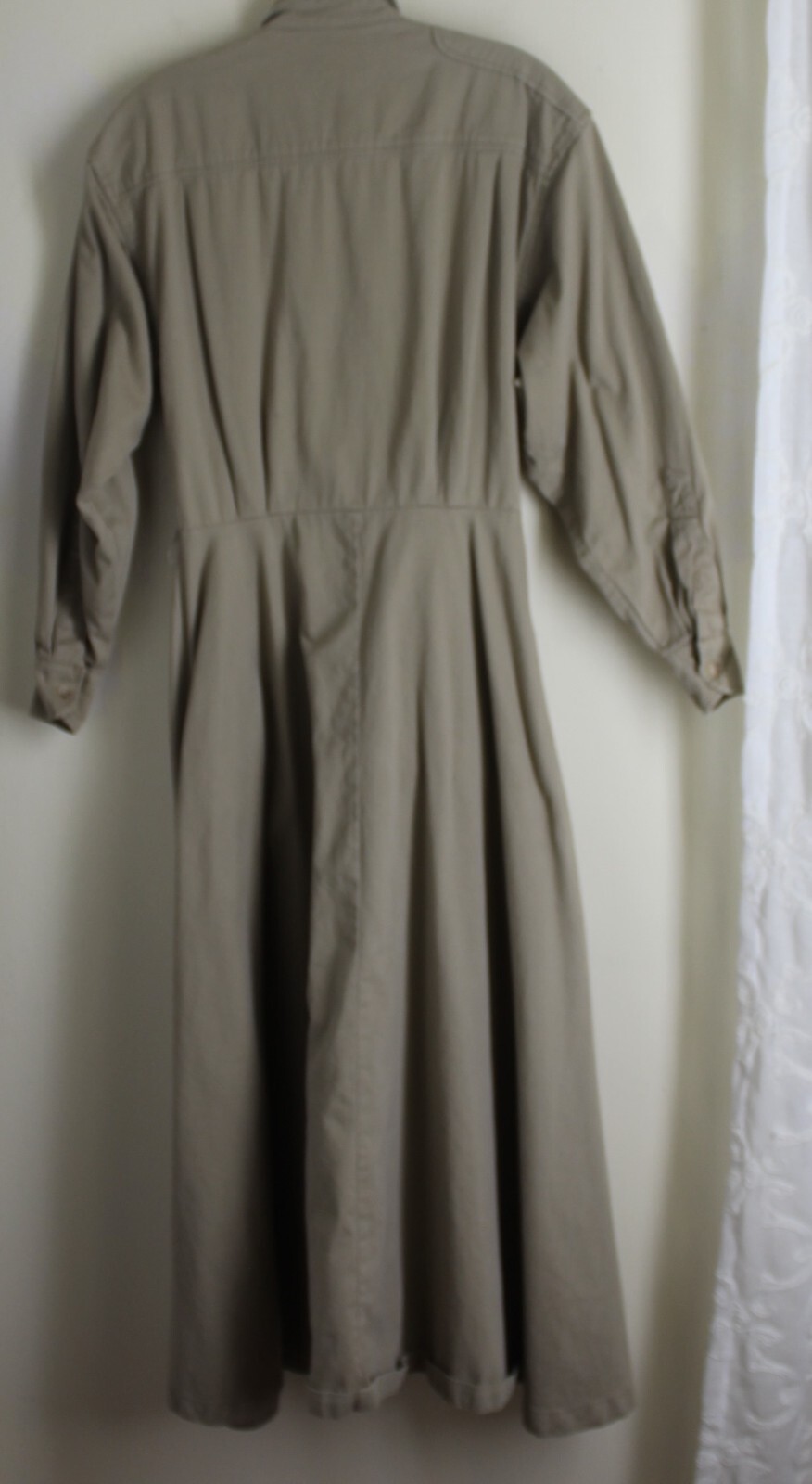 Ralph Lauren Sz 6 S M Very Vintage 70s 80s USA Safari A-Line Western Maxi Dress