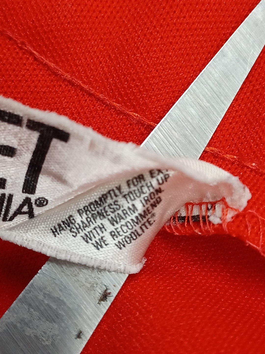 Vtg Women’s Red Koret of California Pants Straight Leg Sz 8 Waist 30″ Inseam 28″