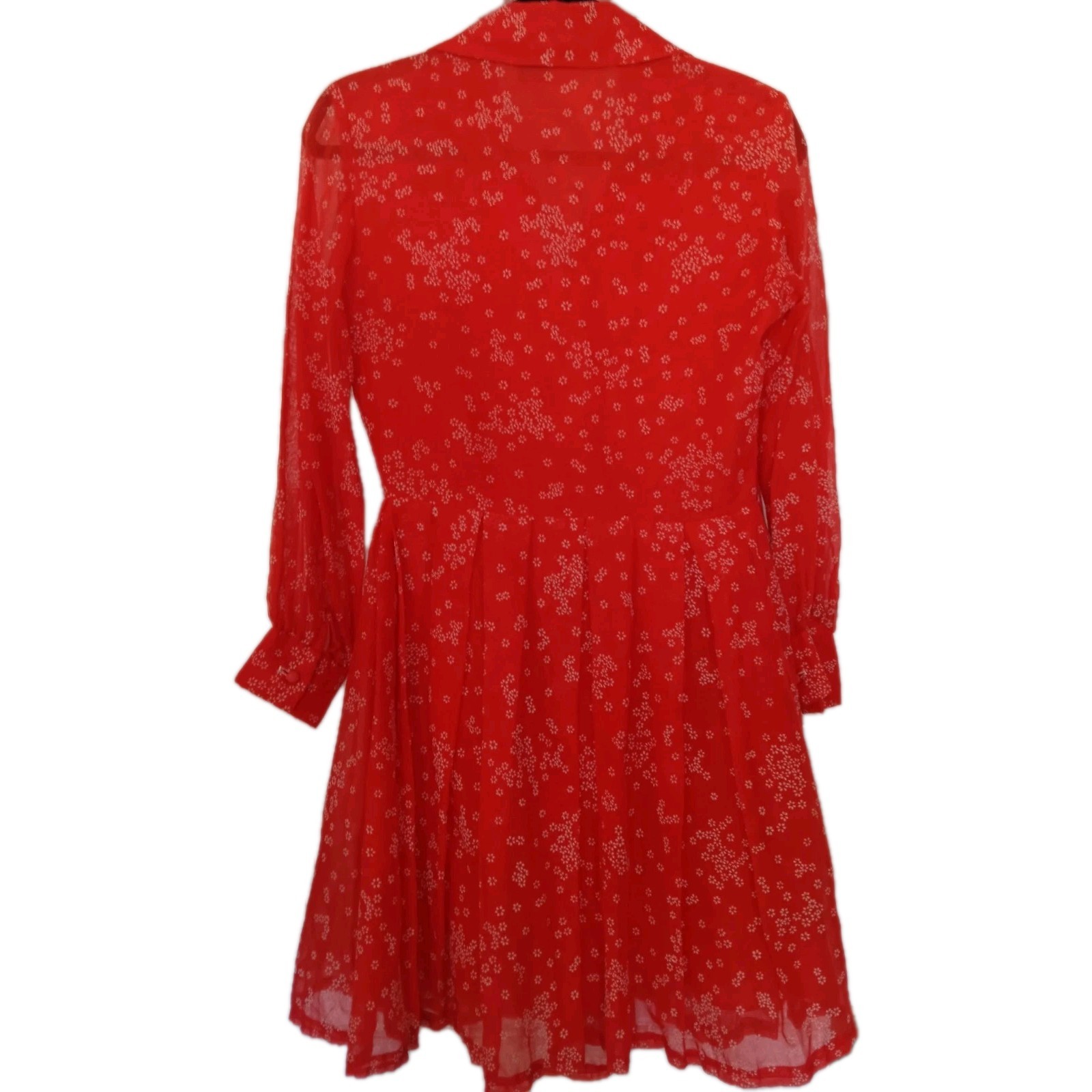 Vintage 1970’s Avalon Classics Orange Dress Size 12