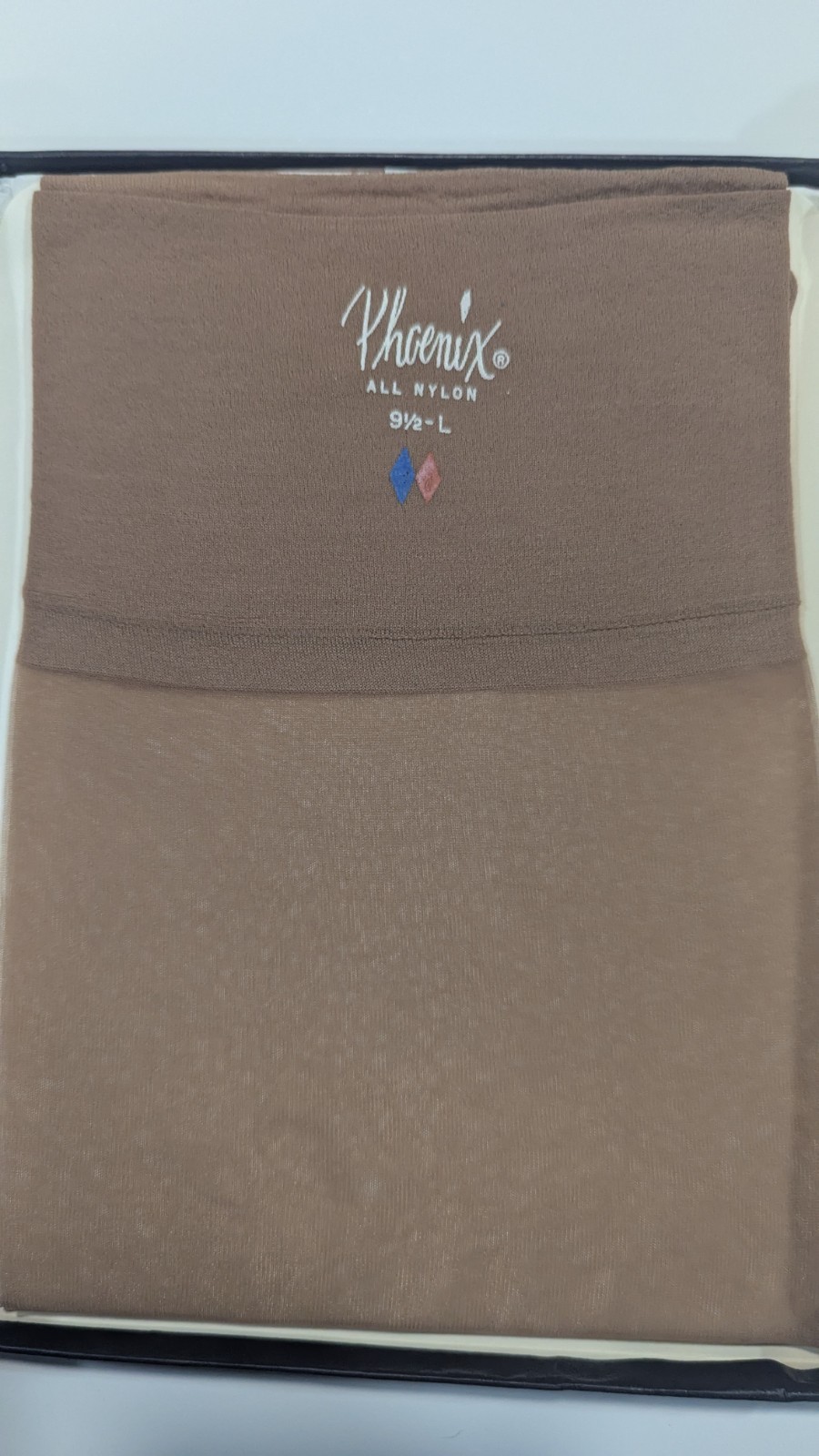 Phoenix For Blue 732 Seamless Vintage Stockings -„Rose Beauty” 9 1/2 L- 3 Pairs