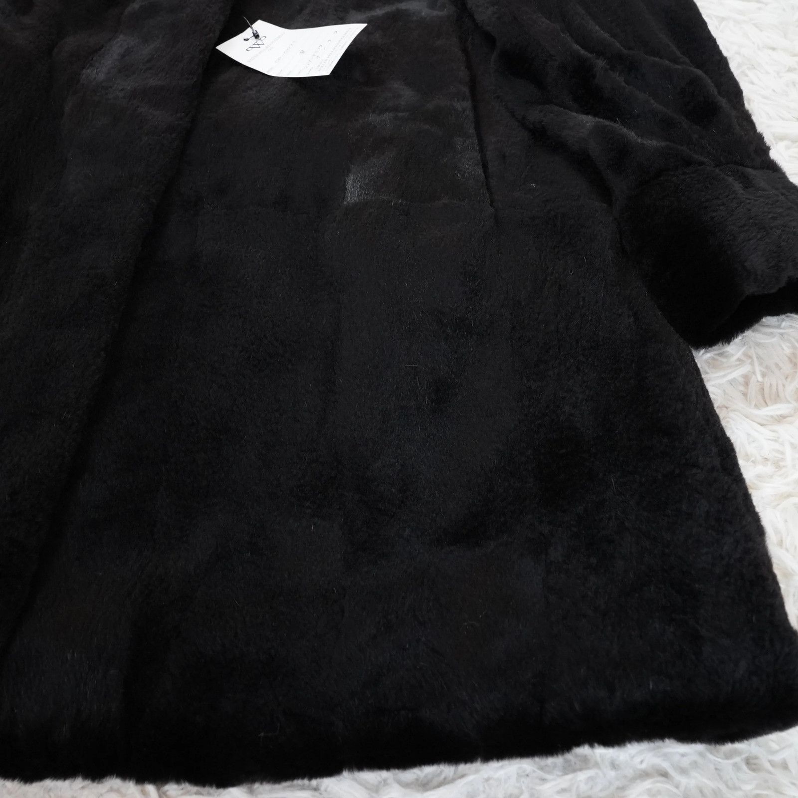 Shaved Mink and chinchilla Trim Coat – Genuine Vintage Fur From Japan