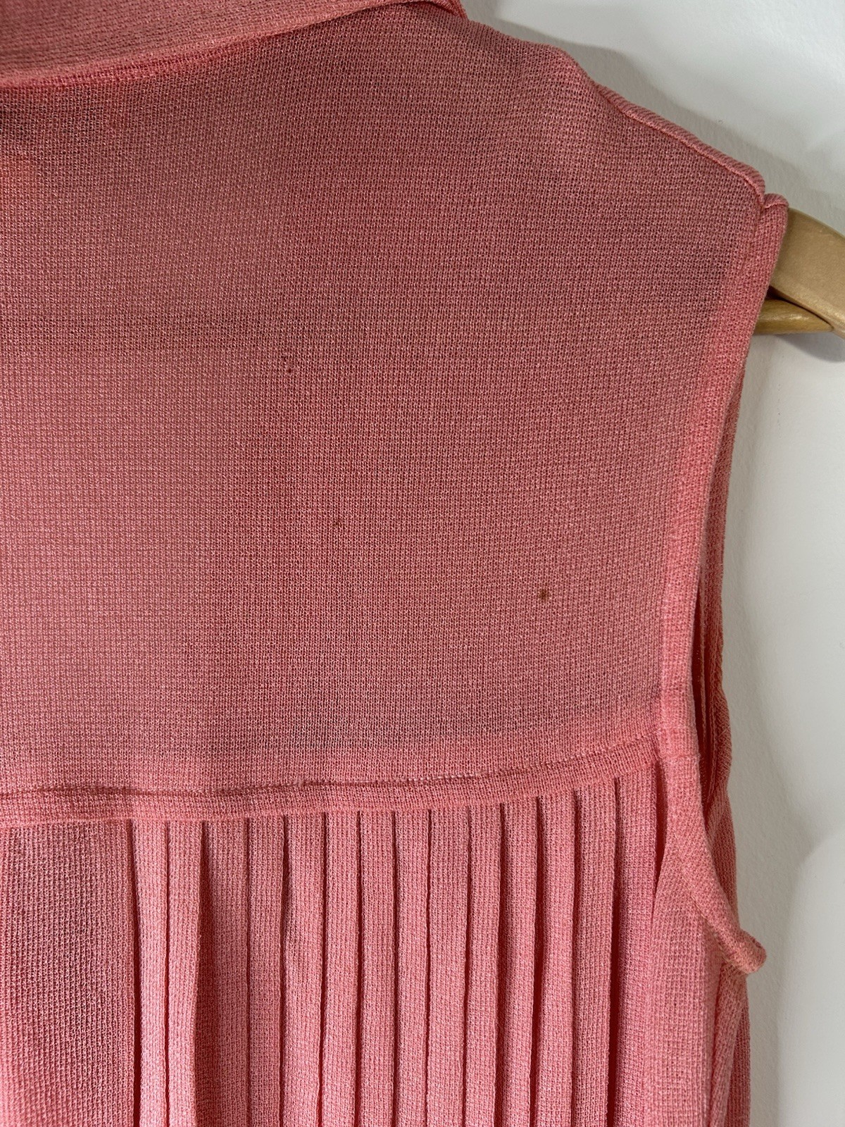 Vintage 1970’s Gino Paoli Dress Women’s Pink Pleated Fit Flare Italian