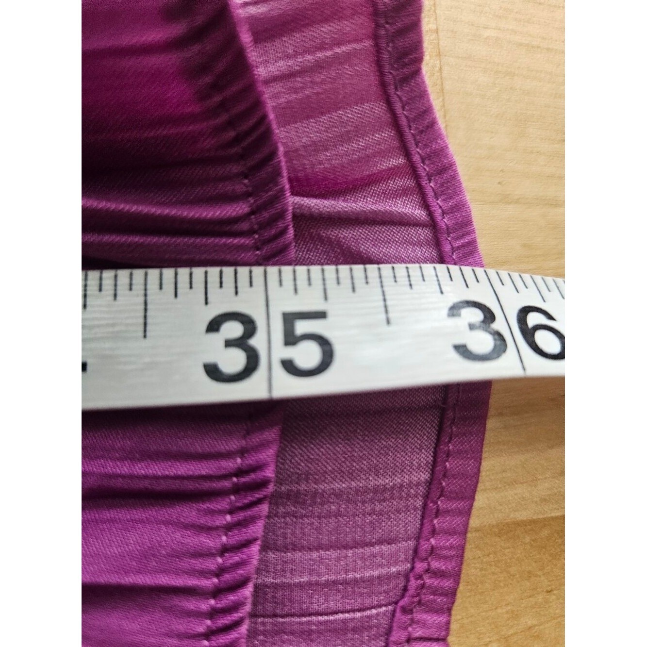 By Anthropologie Pleated V-Neck Vibrant Mini Dress Sz 8 Purple Date Night Flowy