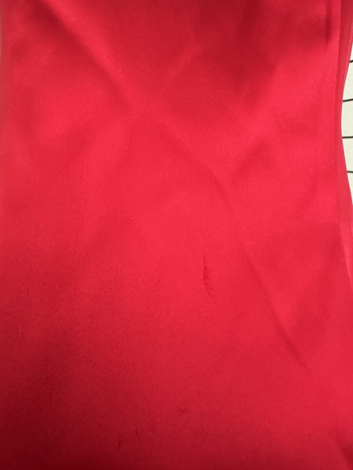 Vintage Nicole Miller 1990s-Red-Sleeveless-Evening Dress-minimalist-90s-Designer