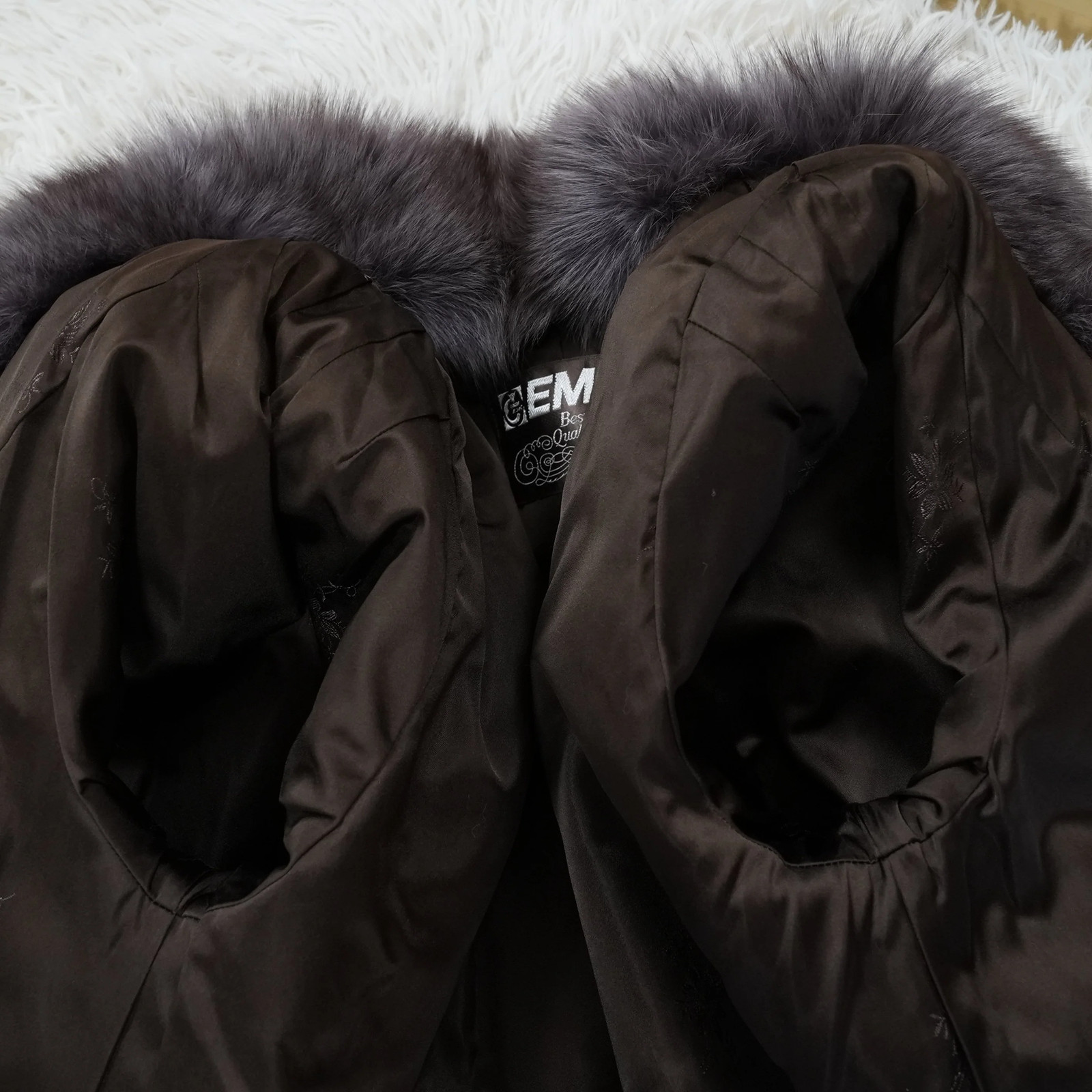 Amethyst Deyd Fox Fur Coat EMBA – Genuine Vintage Fur From Japan