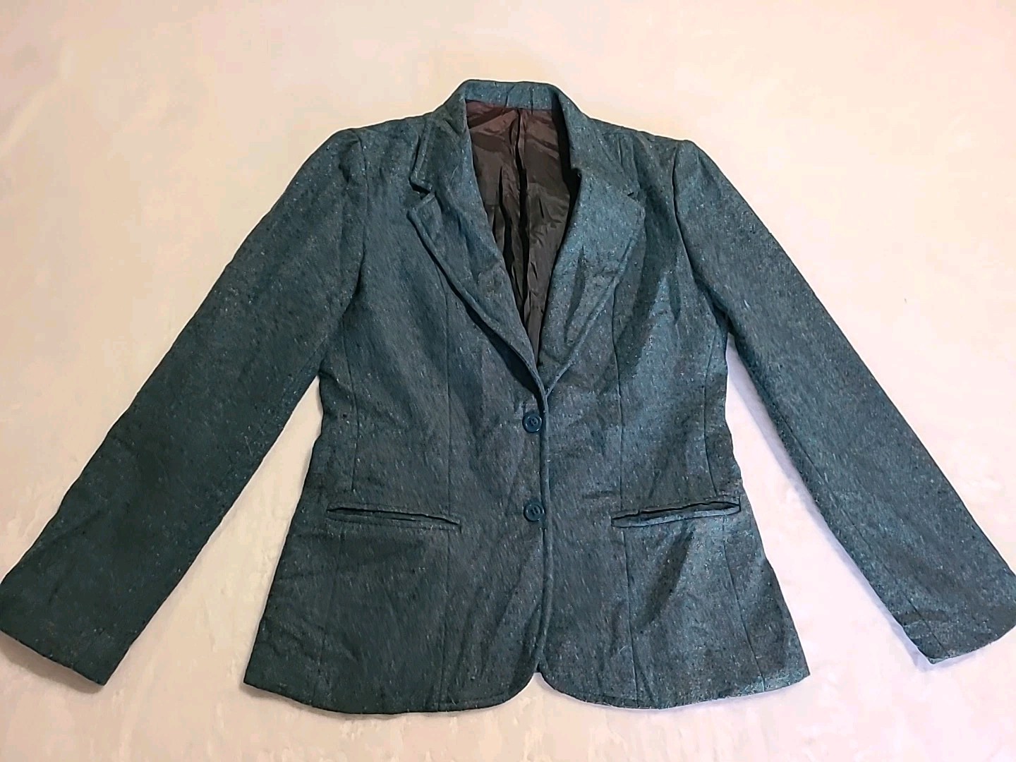 VTG Adolfo Esprit Women’s Wool Coat Green Size 6