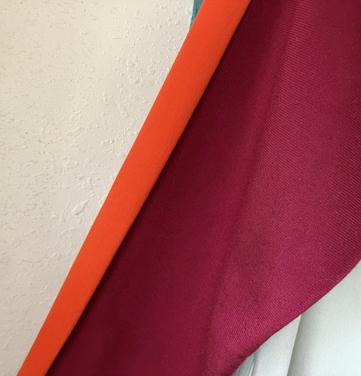 An Original PENGUIN By Munsingwear JACKET Full Zip Dark & Orange Red Pale Blue M