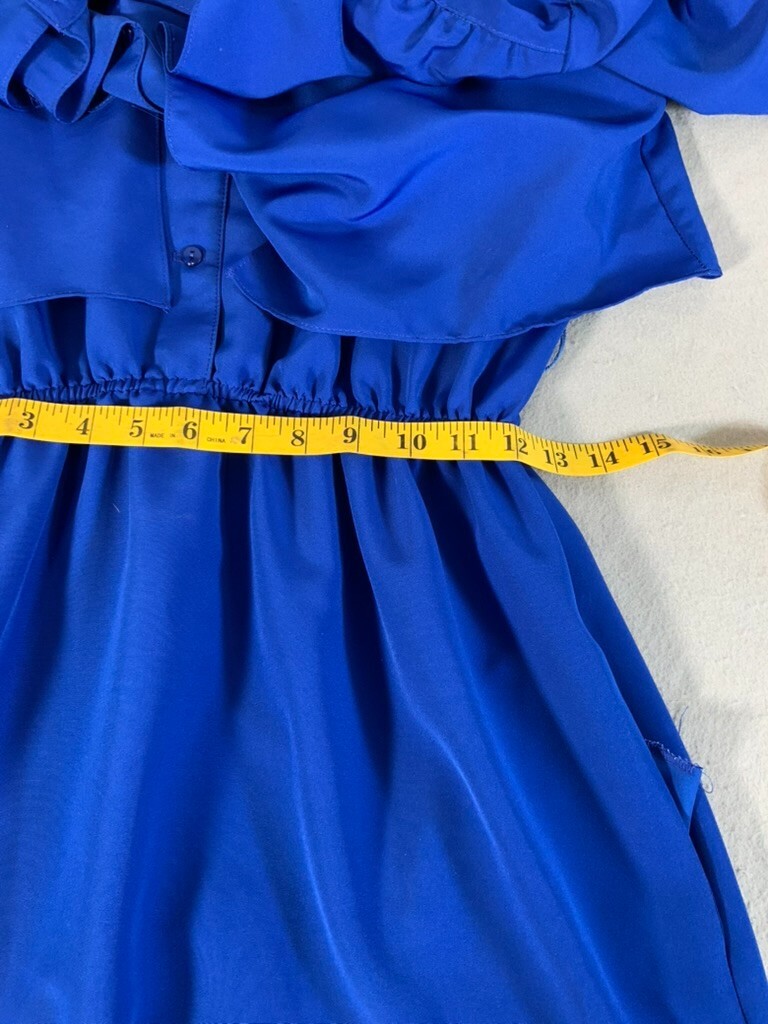 Vintage Women’s Kay Brandon for H&A blue Dress Elastic Waist 11/12V