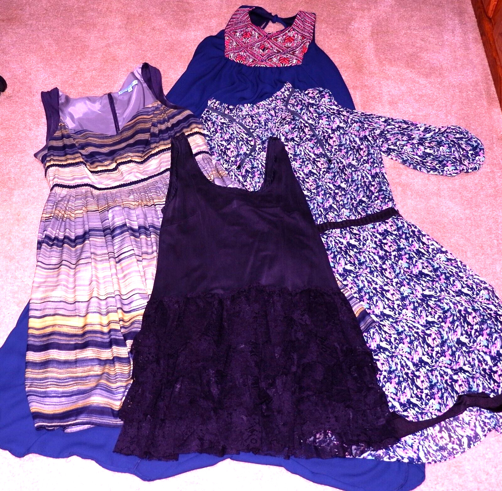 Lot of Vintage Dresses-Maloon,Fifth Park,Phoebe Couture, Antonio Melani-SZ 10