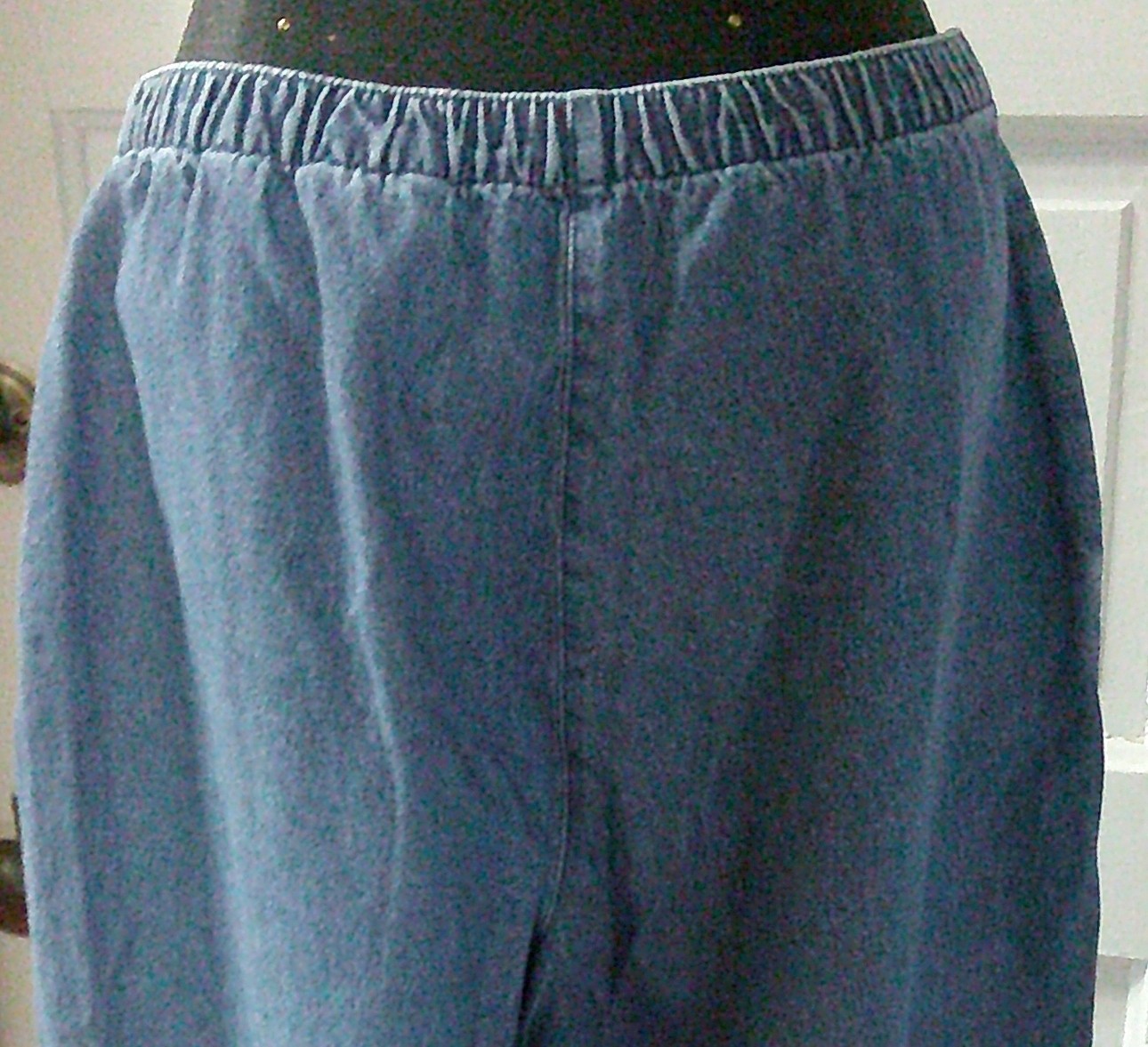 90’s KAREN SCOTT Denim Comfy Capri Pants Slacks 14