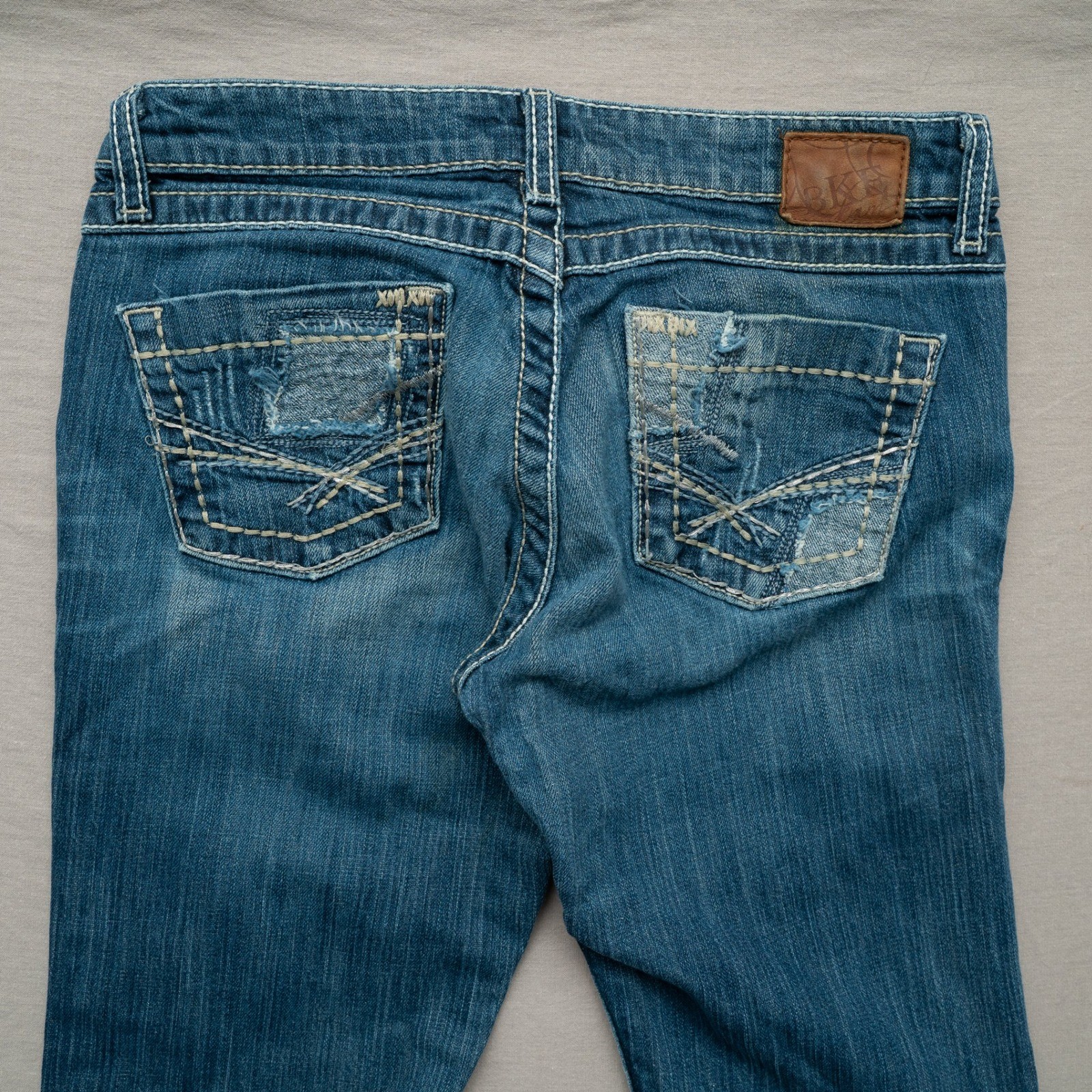 Vintage Y2k 2000s BKE Sabrina Low Rise Flare Western Denim Jeans Woemsn 230