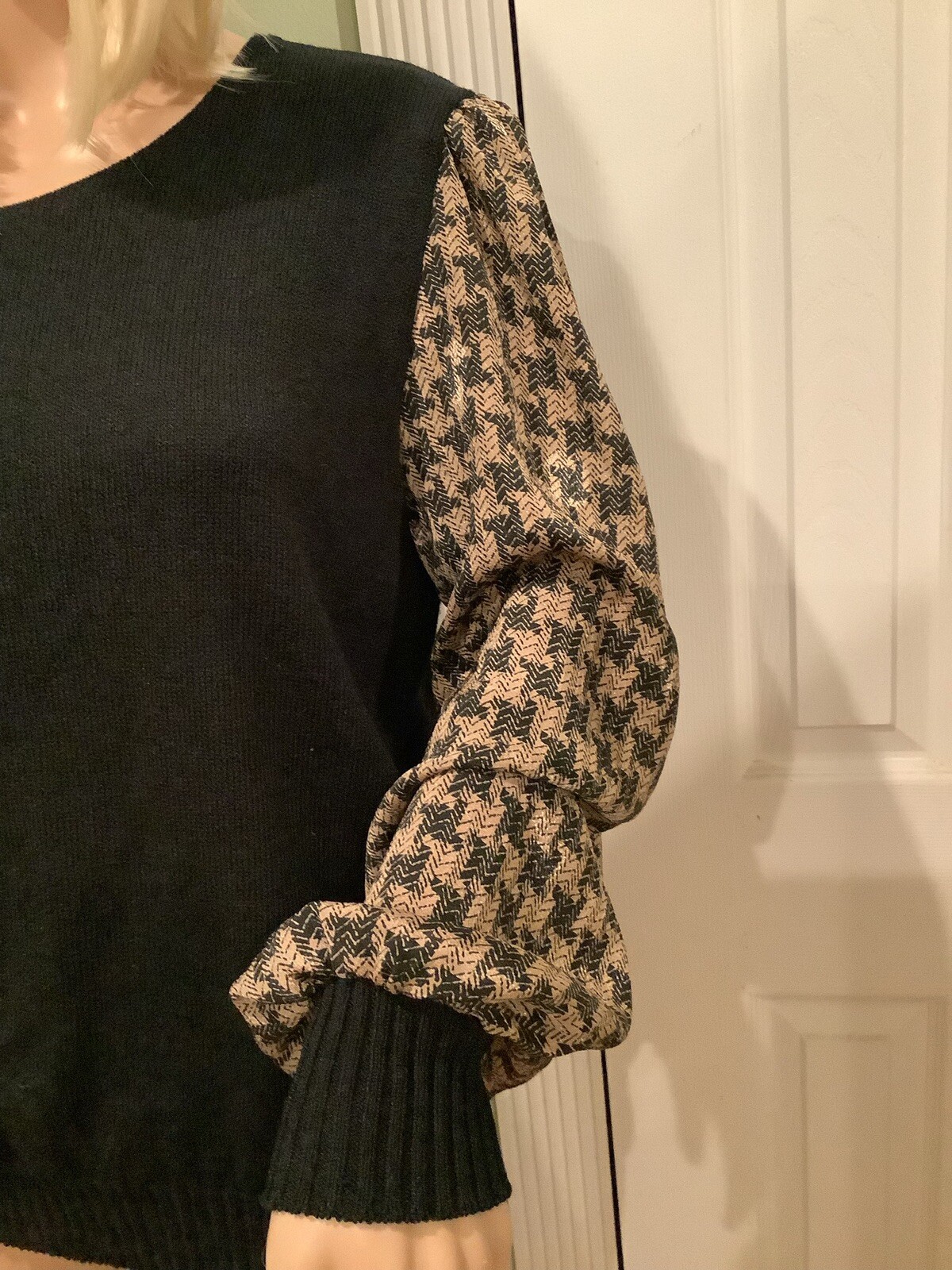 Anthony Sicari Vintage Light Weight Elegant Sweater Puffed Sleeves Size 18