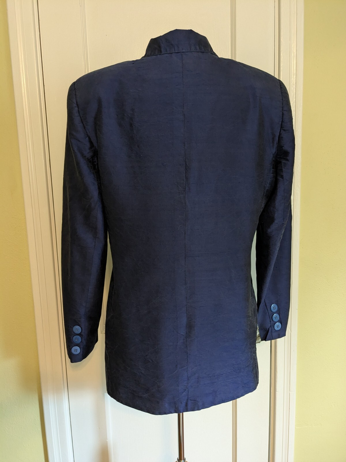Giorgio Saint Angelo Vintage Raw Silk Blazer Size 12
