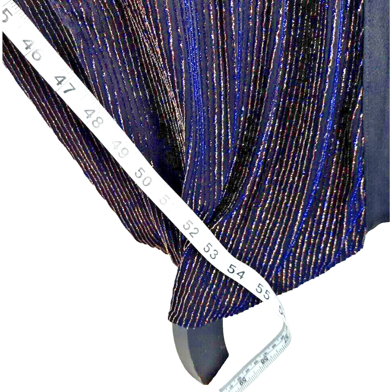 Vintage 90s Metallic Faux Wrap Maxi Dress Size 4 Black Blue Whimsigoth Event