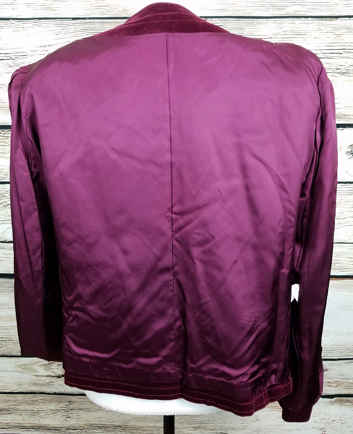 Vintage LOMBARDI INC Velvet Jacket/Blazer Lined Size 12 Made in Hartford, Ct