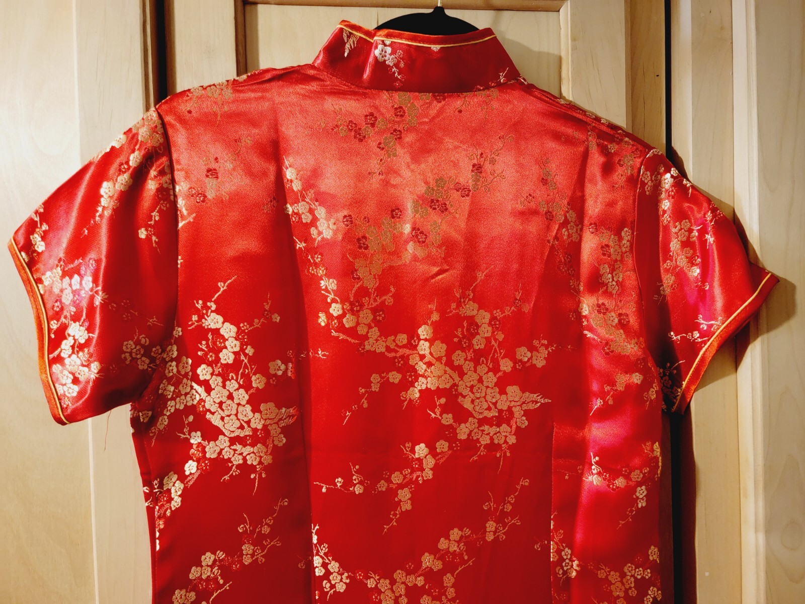 Brand New Chinese Asian Oriental Japanese Geisha Dress Kimono Red Womens Large