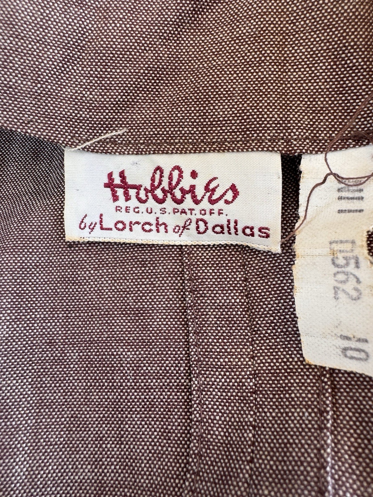 Vintage 1940s 1950s Brown Jacket Top With Snipped Waist Size XS-S