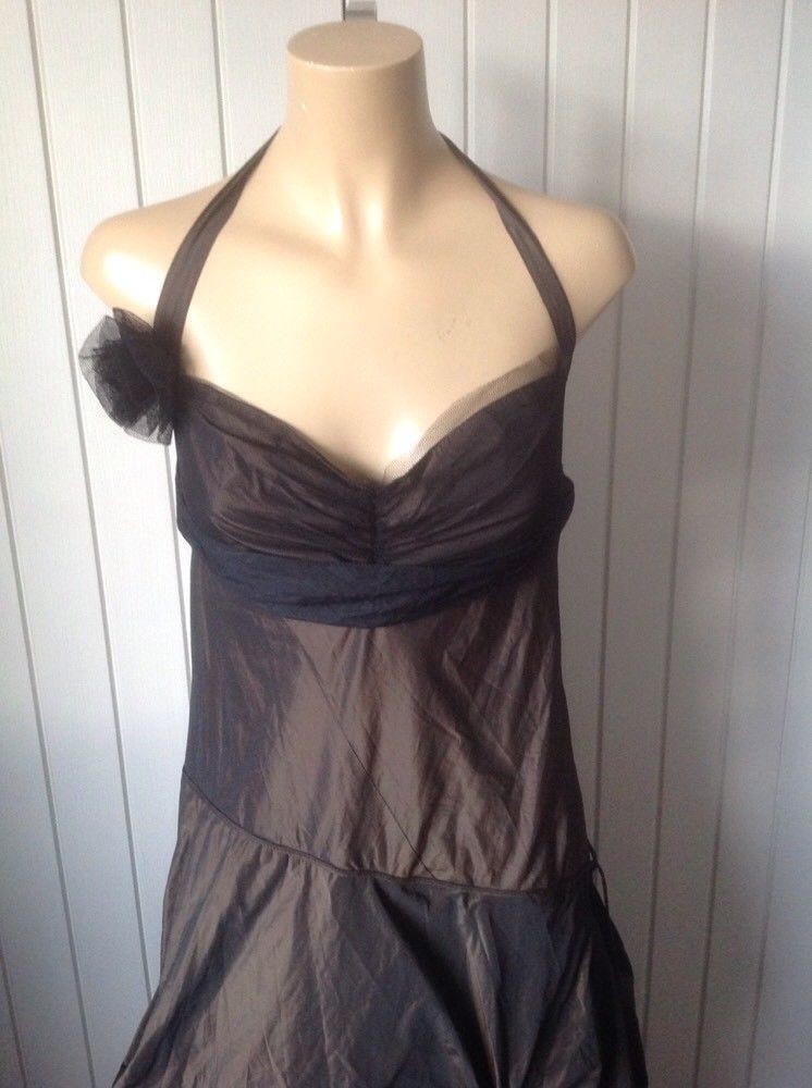 Vintage IN Love Carling goth steampunk victorian hitch skirt dress size T2 M